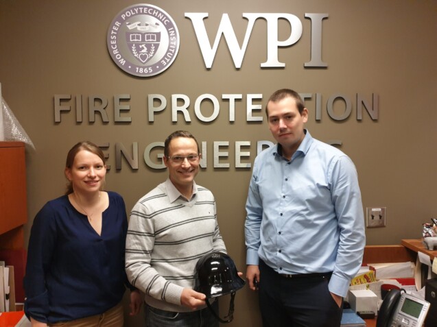Visiting and presentation in WPI