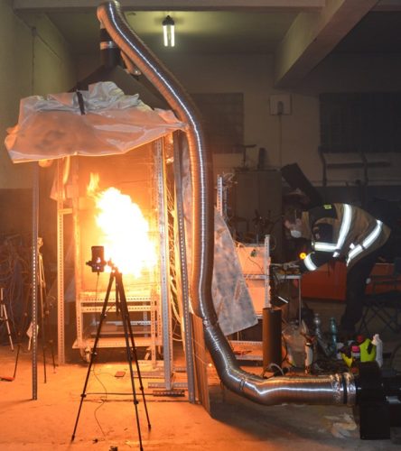 Research of Wind-Driven Fires